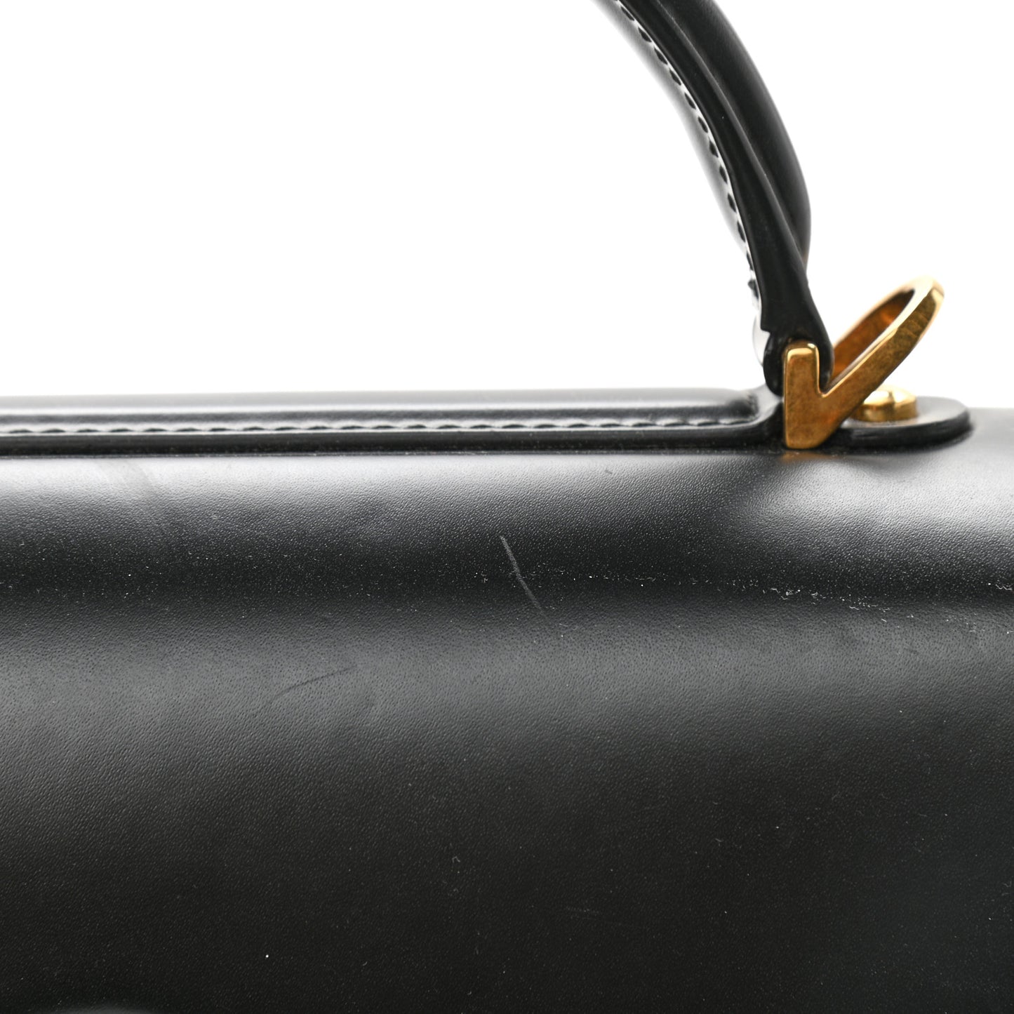 Canvas Calfskin Gancini Medium Boxyz Black Beige