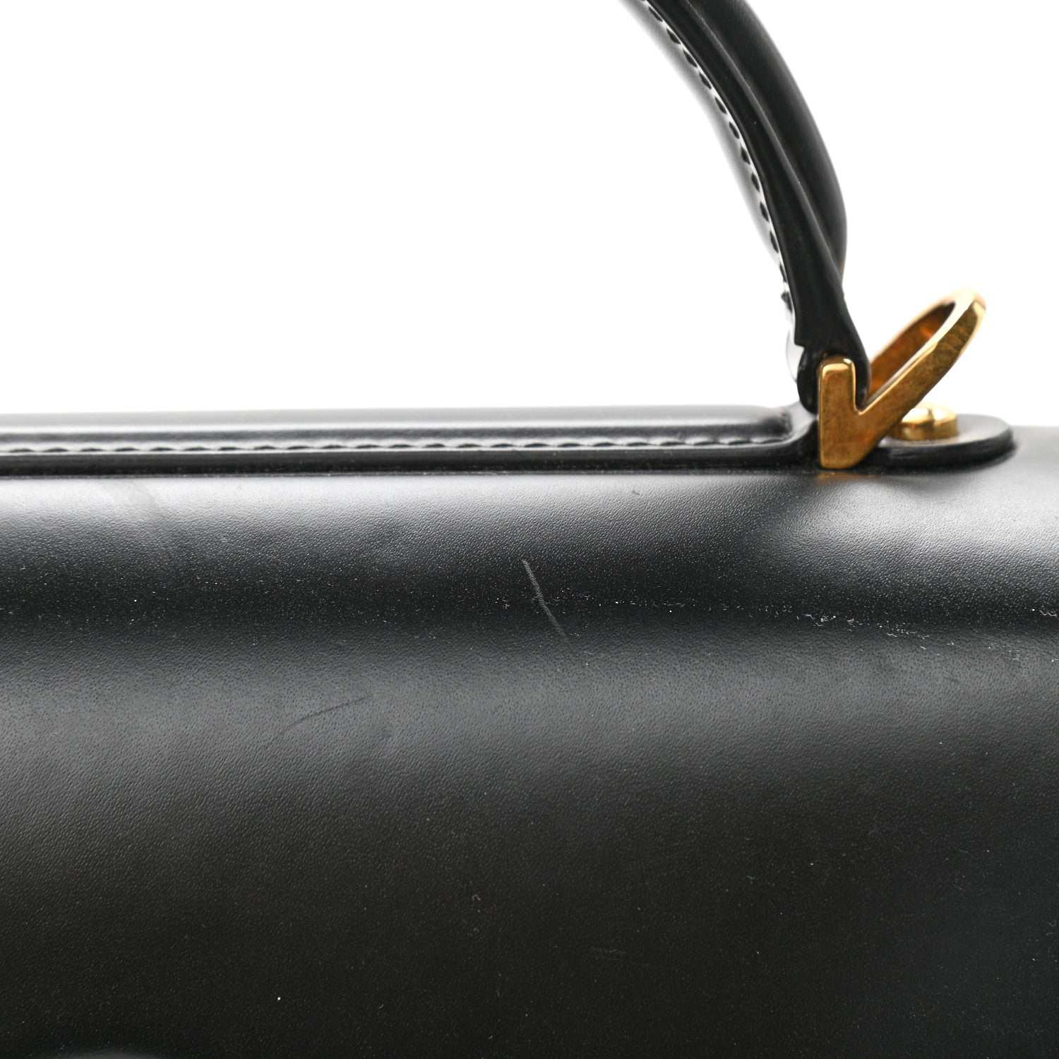 Salvatore Ferragamo Canvas Calfskin Gancini Medium Boxyz Black Beige 10 of 10