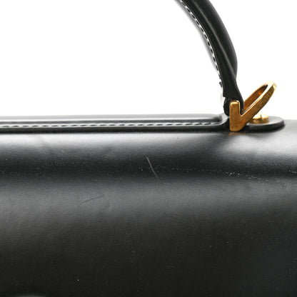 Salvatore Ferragamo Canvas Calfskin Gancini Medium Boxyz Black Beige 10 of 10