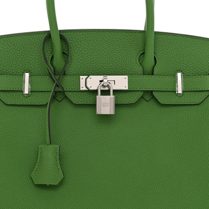 Hermes Togo Birkin 30 Vert Yucca 8 of 13