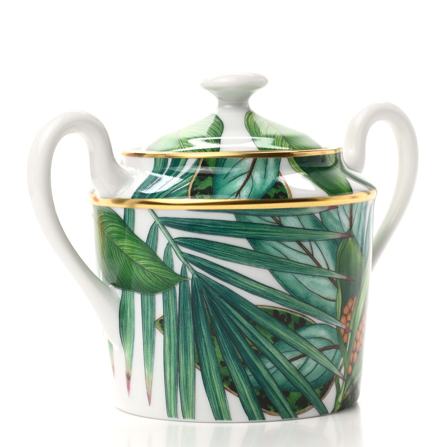 Porcelain Passifolia Sugar Bowl