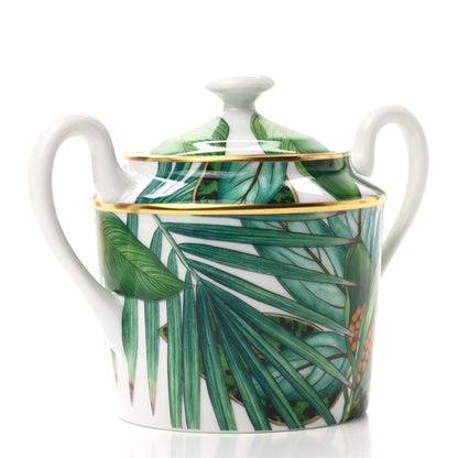 Hermes Porcelain Passifolia Sugar Bowl 3 of 6