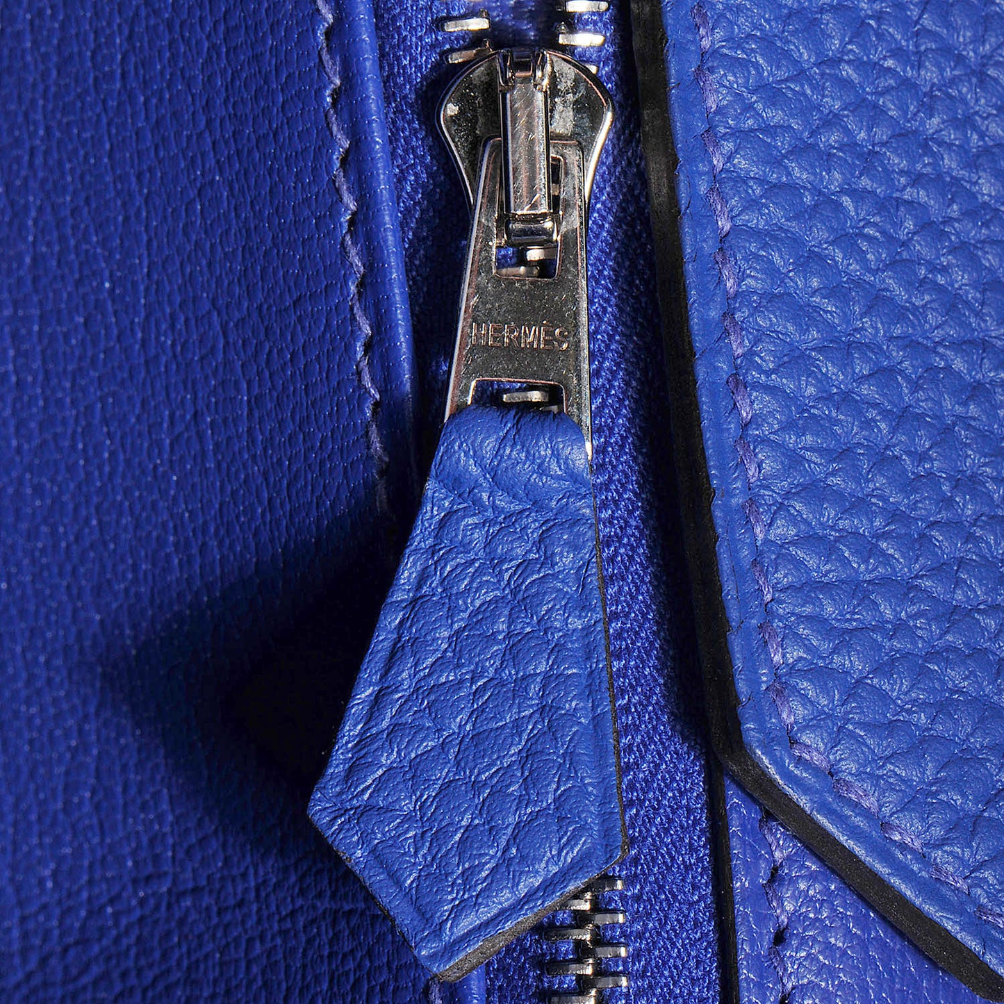 Togo Birkin 35 Bleu Electrique