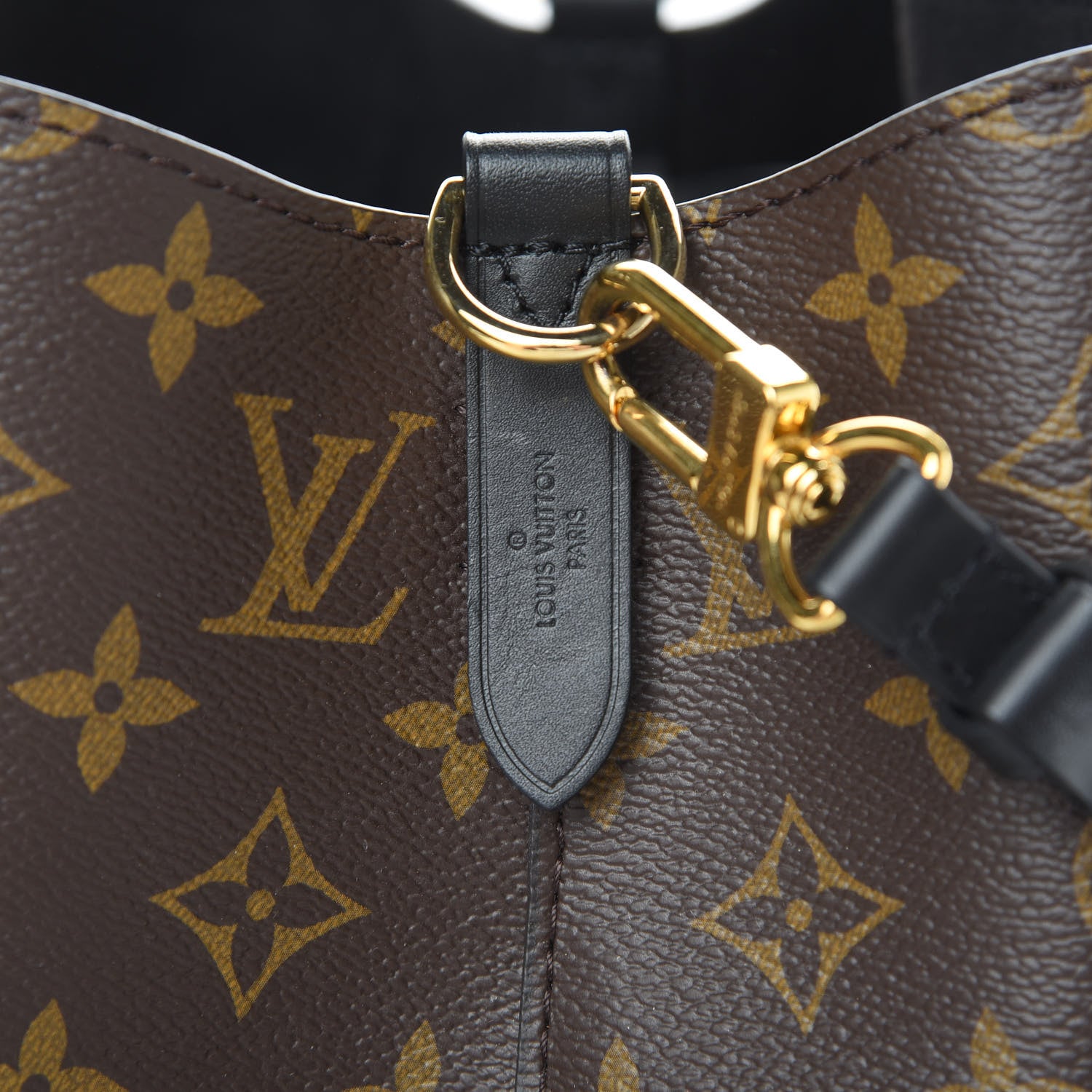 Louis Vuitton Monogram Neonoe MM Black 6 of 11