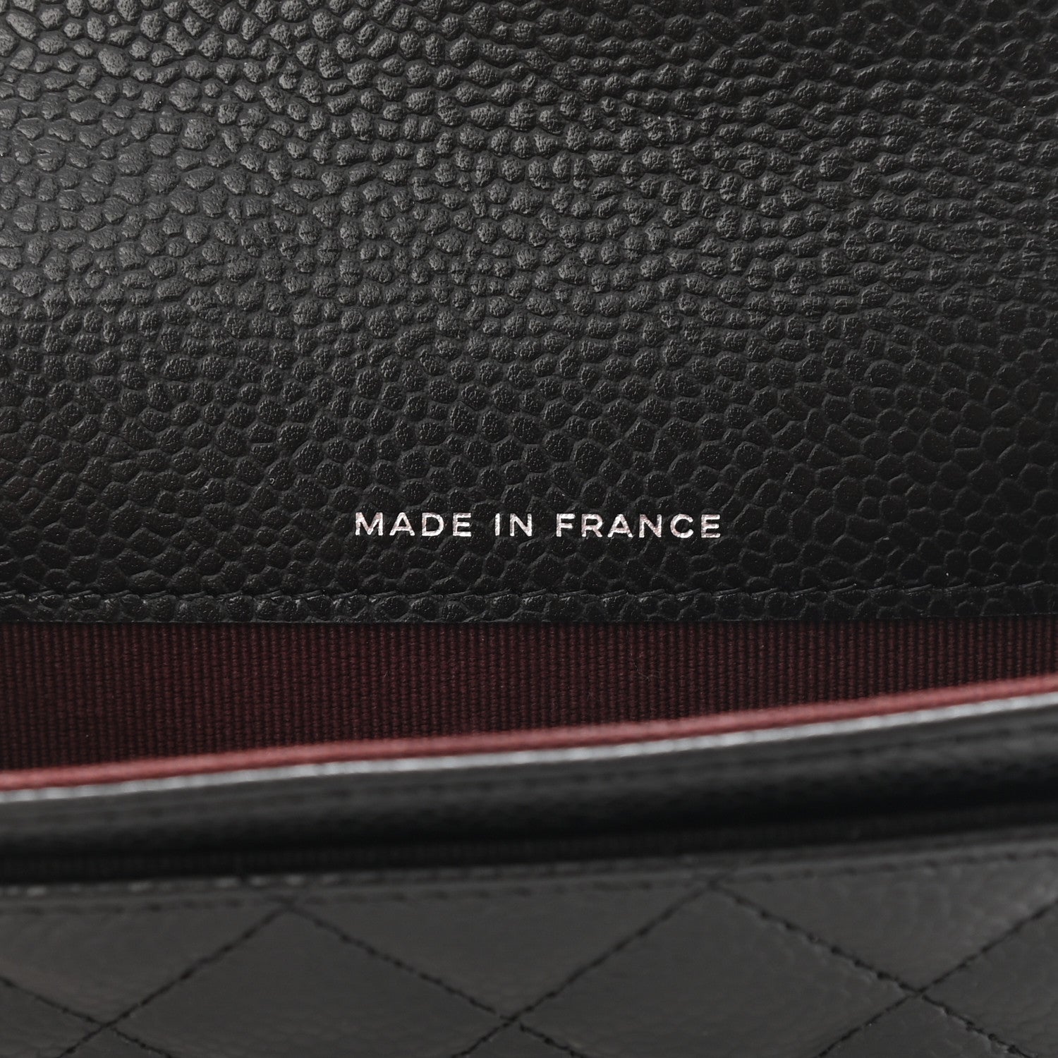 Chanel Caviar Quilted Flap Card Holder Wallet Black 7 of 9