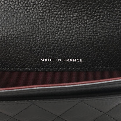 Chanel Caviar Quilted Flap Card Holder Wallet Black 7 of 9