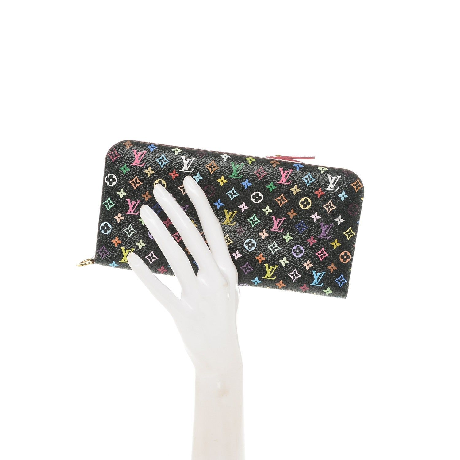 Louis Vuitton Monogram Multicolor Insolite Wallet Black Grenade 2 of 8