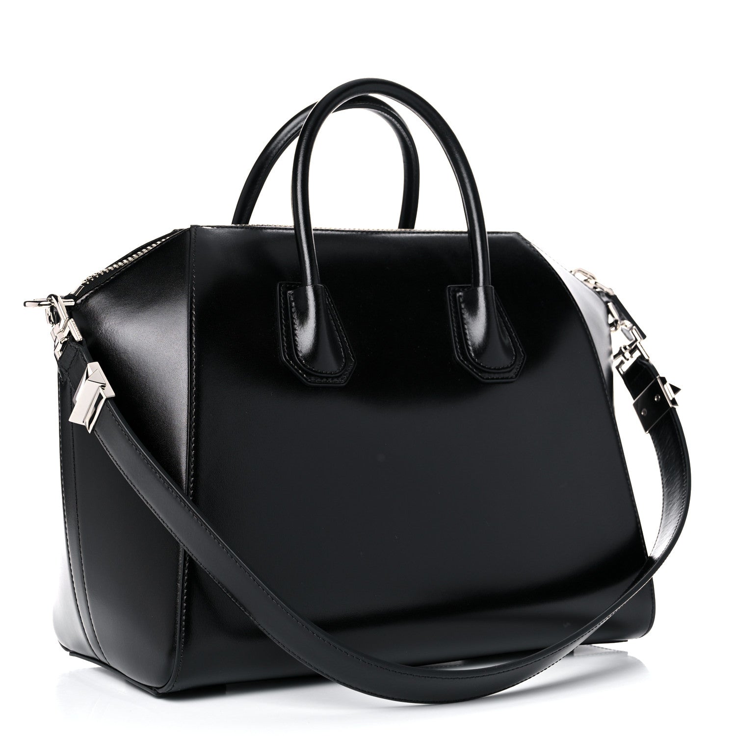 Givenchy Shiny Lord Calfskin Medium Antigona Black 3 of 10