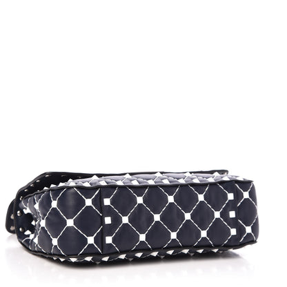 Valentino Garavani Nappa Small Free Rockstud Spike Shoulder Bag Marine 4 of 8