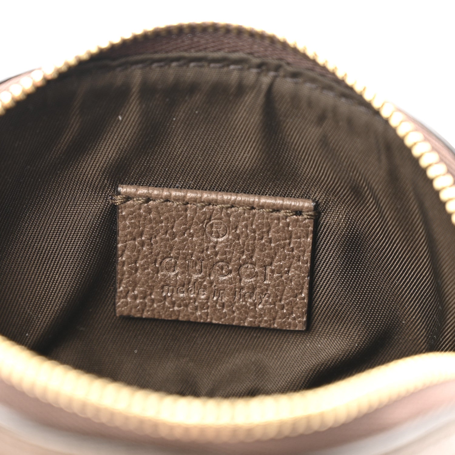 Gucci GG Supreme Monogram Web Ophidia Dome Key Pouch Beige New Acero 6 of 9