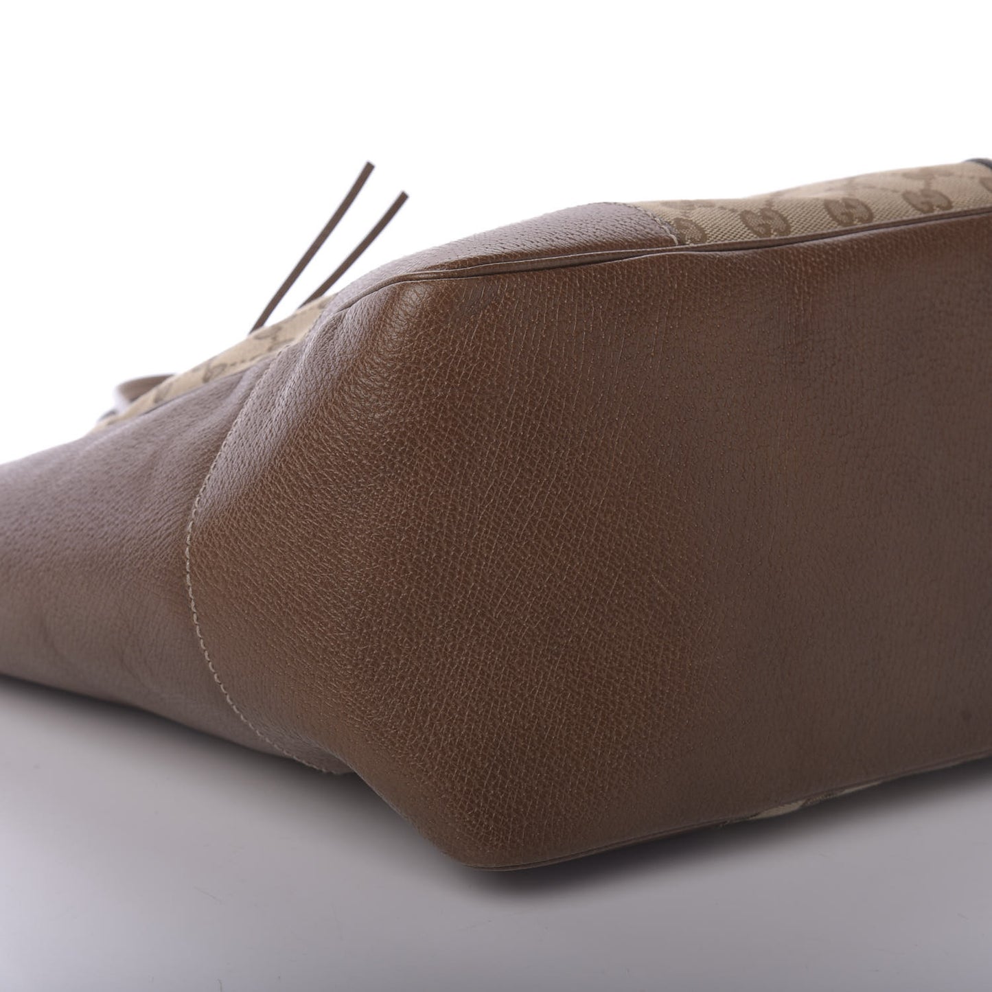 Monogram Medium Bree Zippered Tote Beige Tabacco