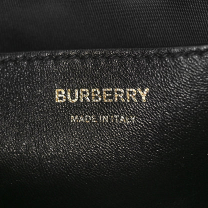 Burberry Lambskin Quilted Medium Lola Bucket Bag Black 6 of 8
