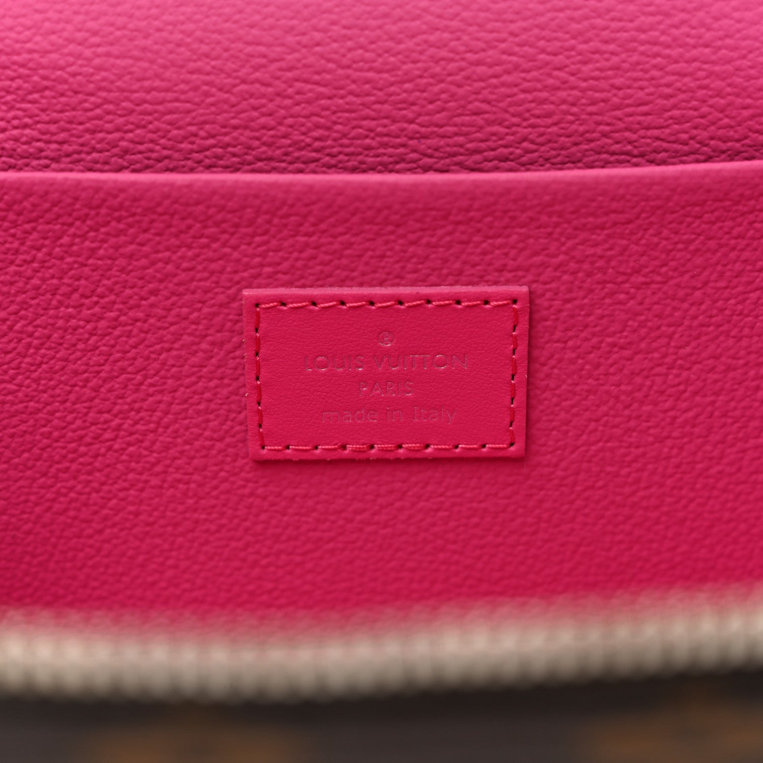 Louis Vuitton Monogram Macassar Nice Mini Fuchsia 6 of 6