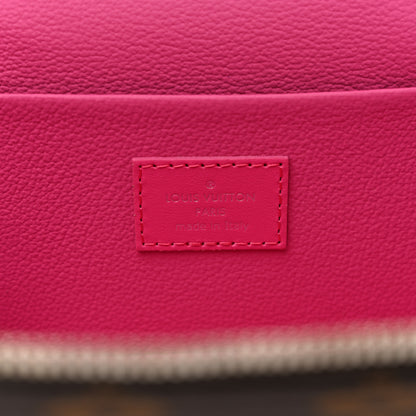 Louis Vuitton Monogram Macassar Nice Mini Fuchsia 6 of 6