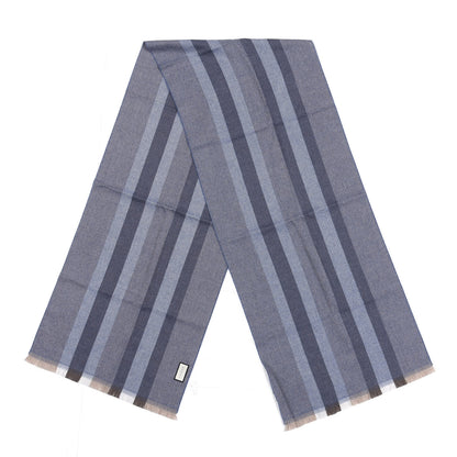 Gucci Wool Web Navas Scarf Blue Grey 2 of 4