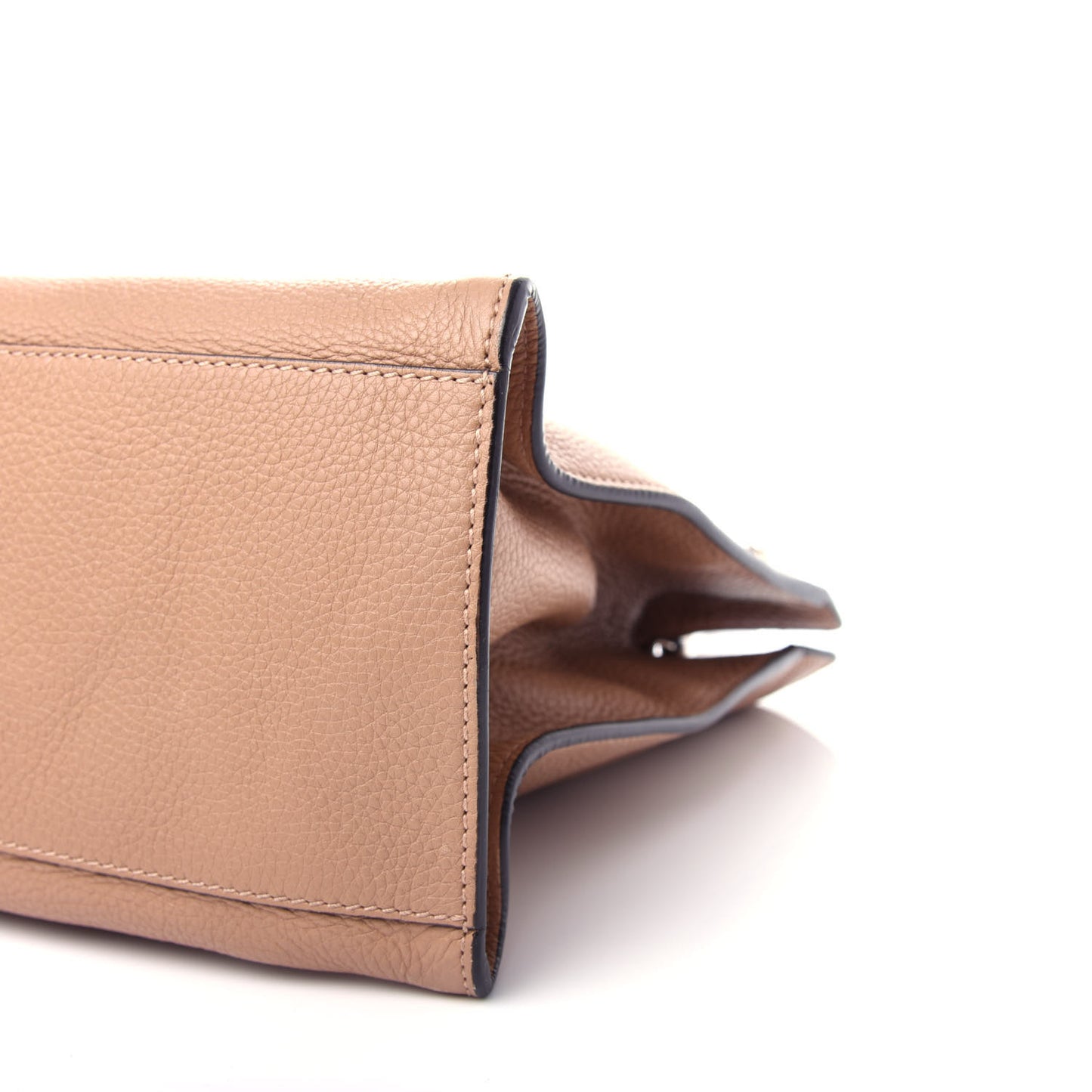 Calfskin Medium Bamboo Daily Shopper Camelia
