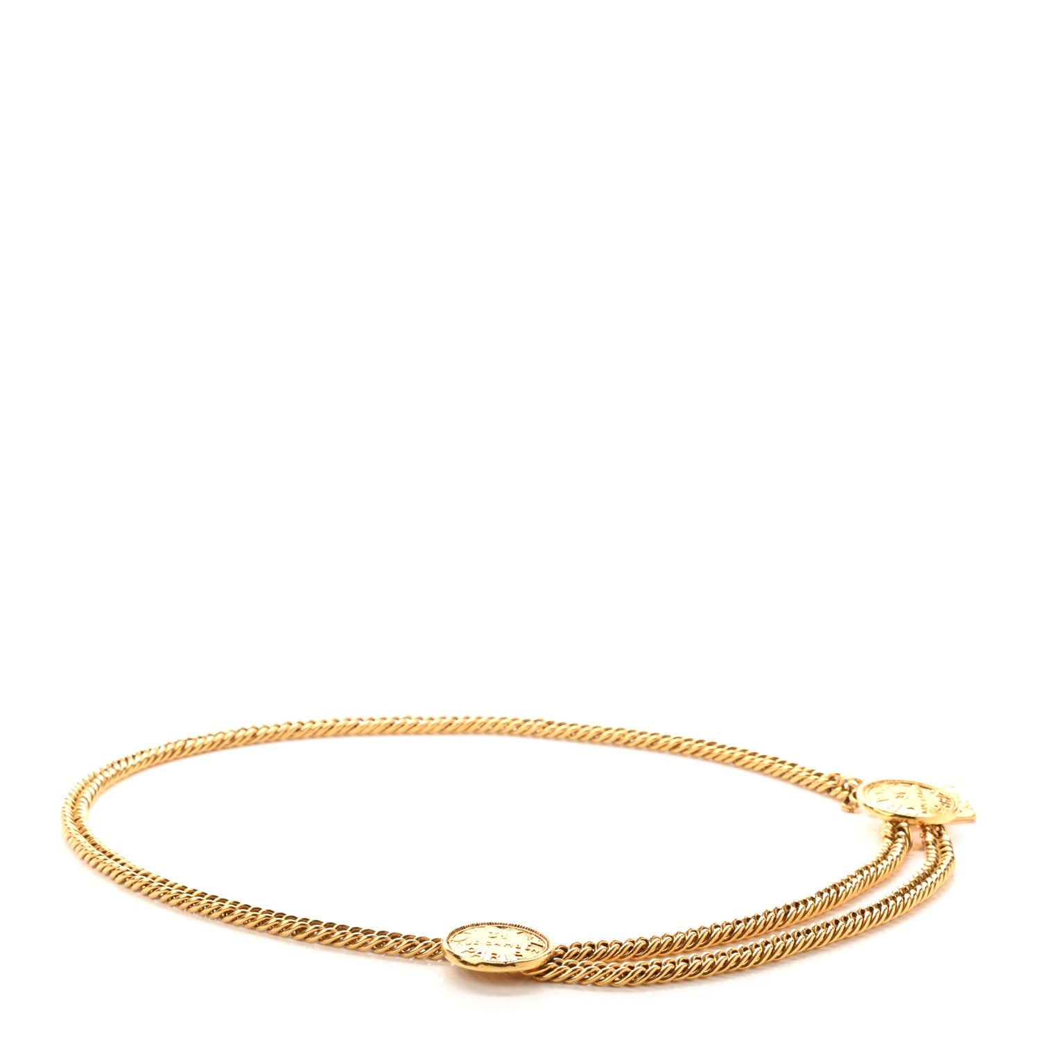 Chanel Chain CC Rue Cambon Medallion Belt Gold 1 of 6