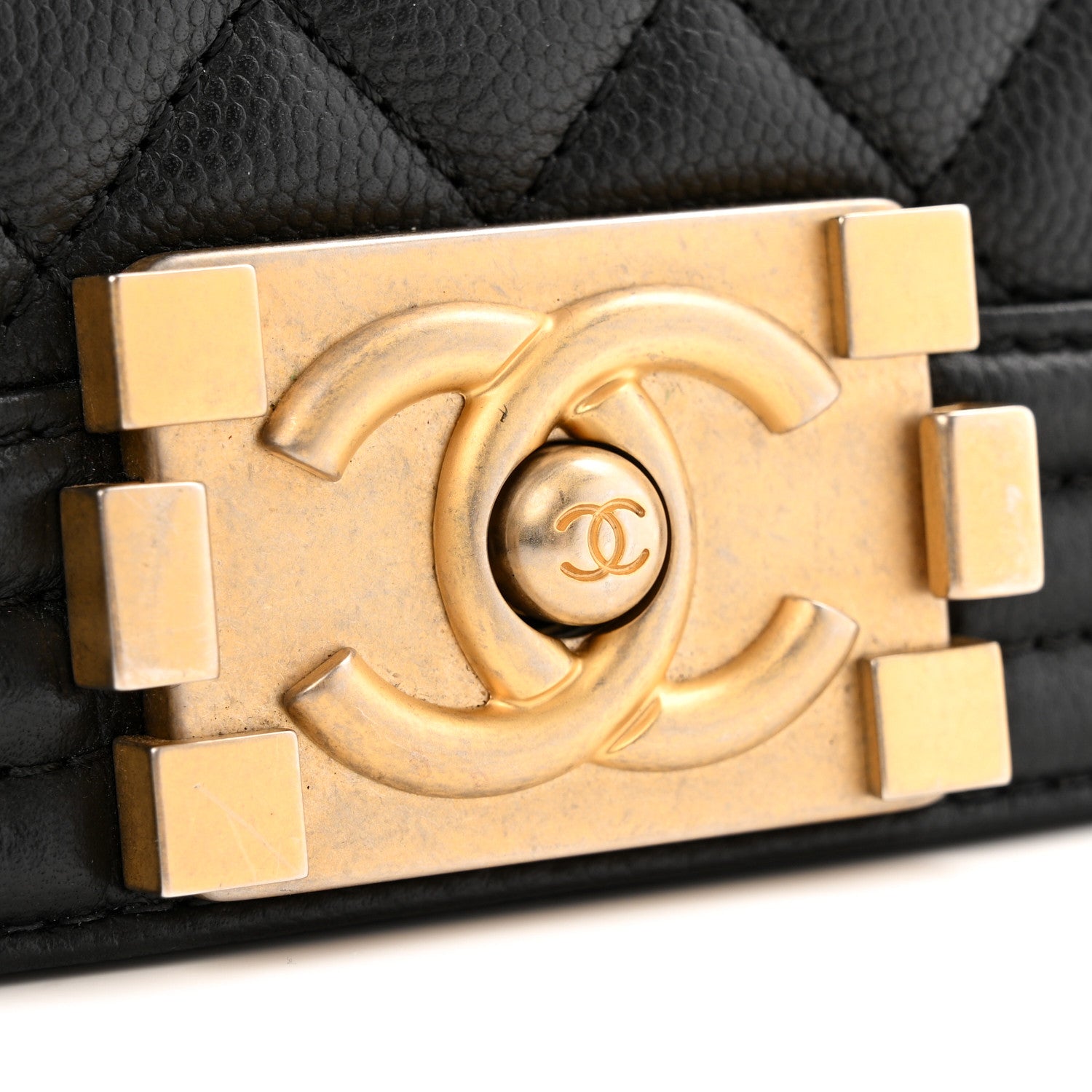 Chanel Caviar Quilted New Medium Boy Flap Black 11 of 13