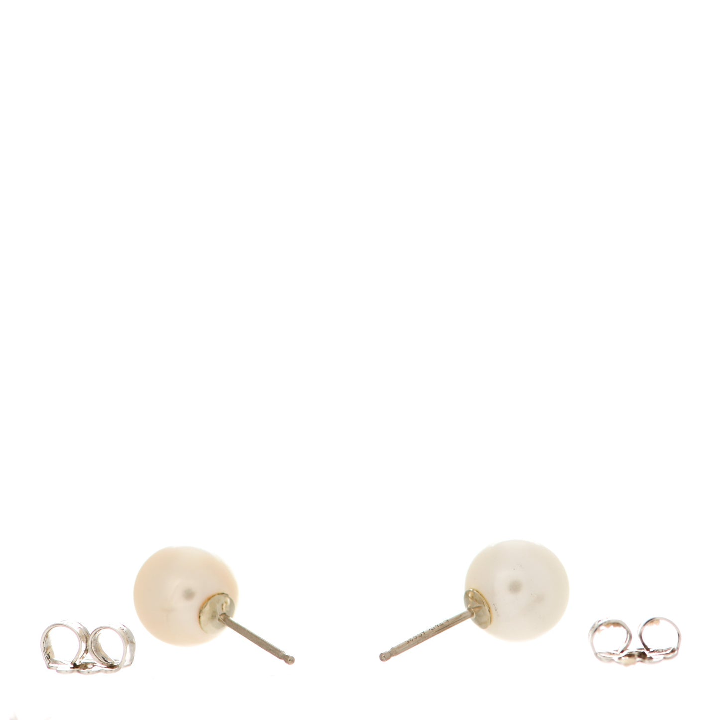 Sterling Silver Freshwater Pearl 7.5-8mm Ziegfeld Earrings