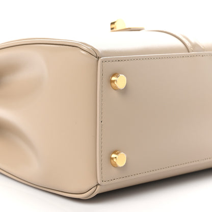 Celine Satinated Calfskin Small 16 Top Handle Bag Beige 11 of 12