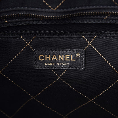 Chanel Grained Calfskin Large Shopping Fever Tote Gold 7 of 15