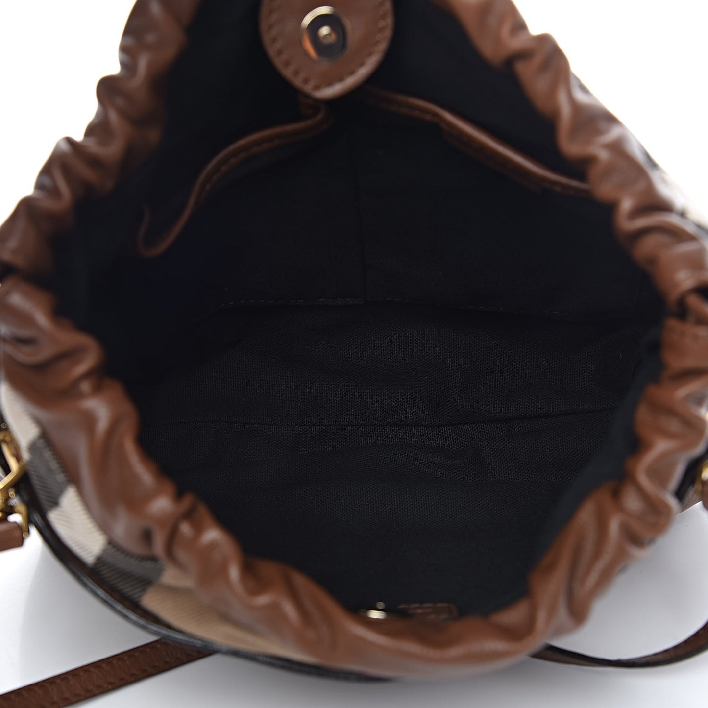 Calfskin House Check Little Crush Tan