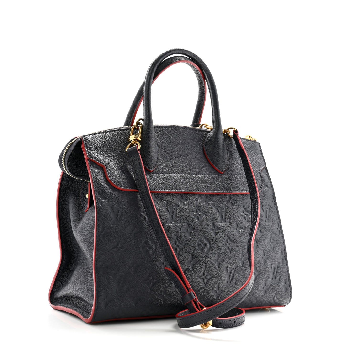 Empreinte Pont Neuf MM Marine Rouge