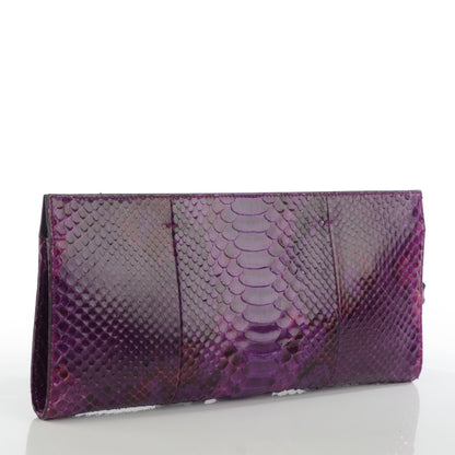 Gucci Python Small Nouveau Clutch Purple 3 of 9