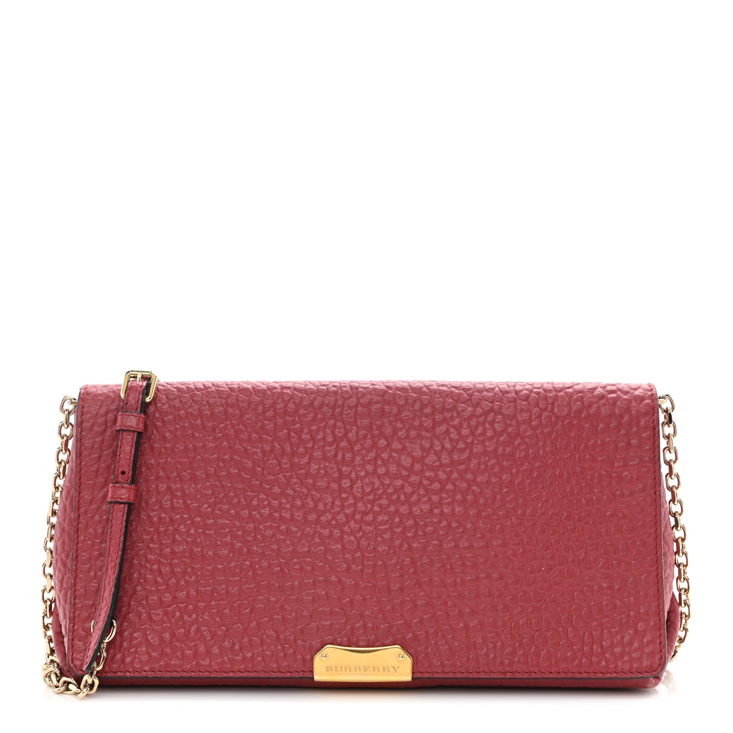 Signature Grain Medium Mildenhall Crossbody Bag Red