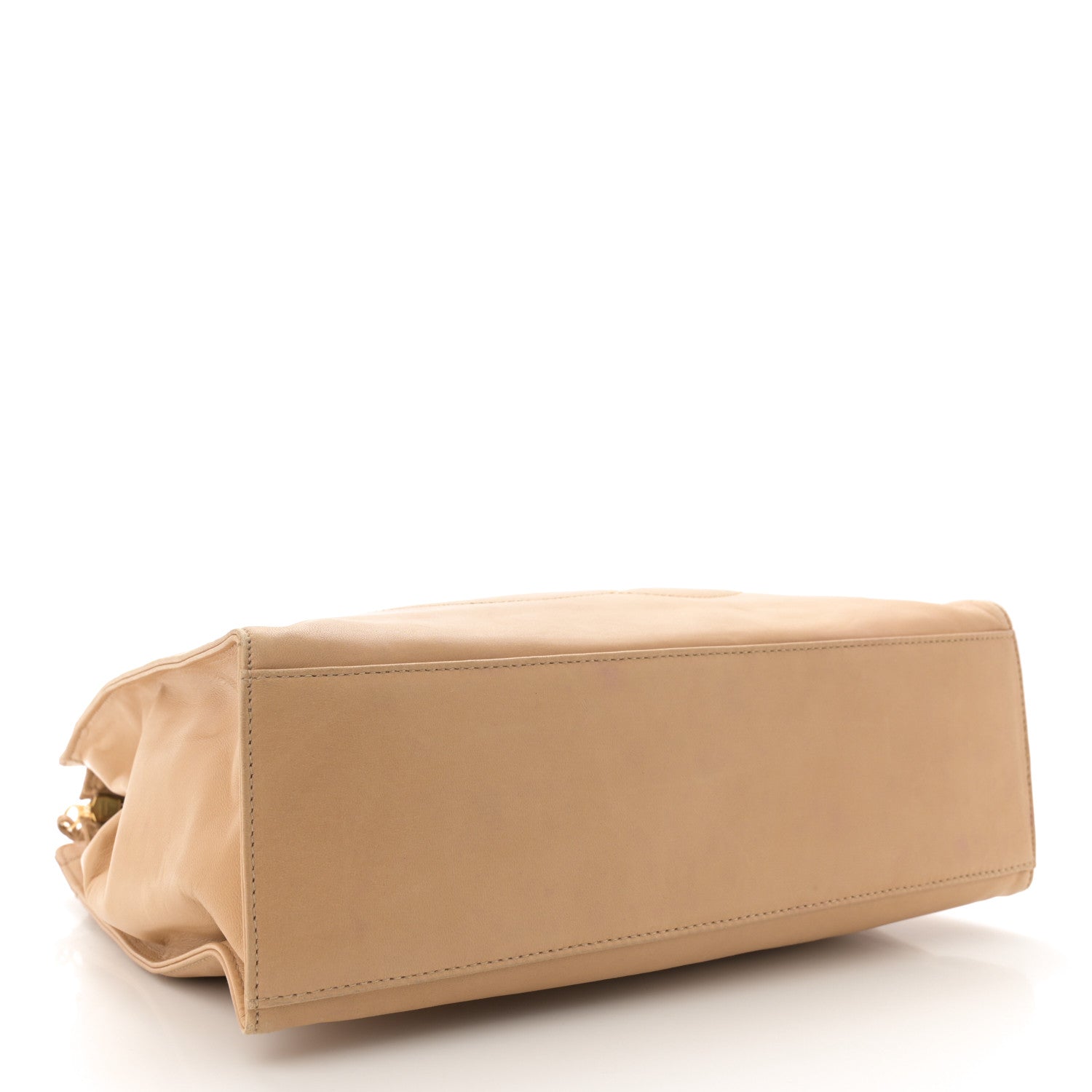 Chanel Lambskin CC Shoulder Bag Beige 4 of 14