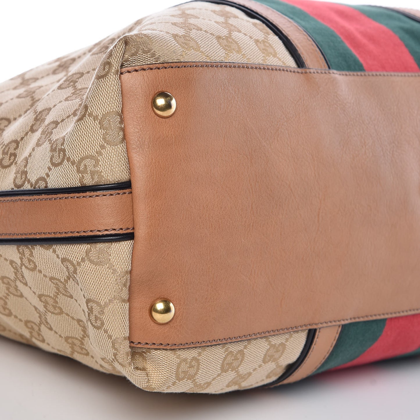 Monogram Web Medium Rania Top Handle Bag Sand