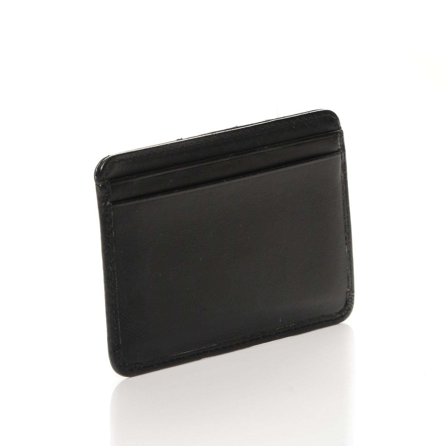 Chanel Calfskin Quilted Cambon Card Holder Black 3 of 7