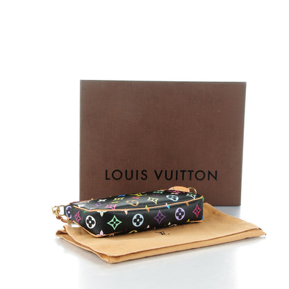 Louis Vuitton Monogram Multicolor Pochette Accessories Black 4 of 8