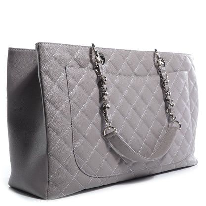 Chanel Caviar XL Grand Shopping Tote GST Grey 3 of 7