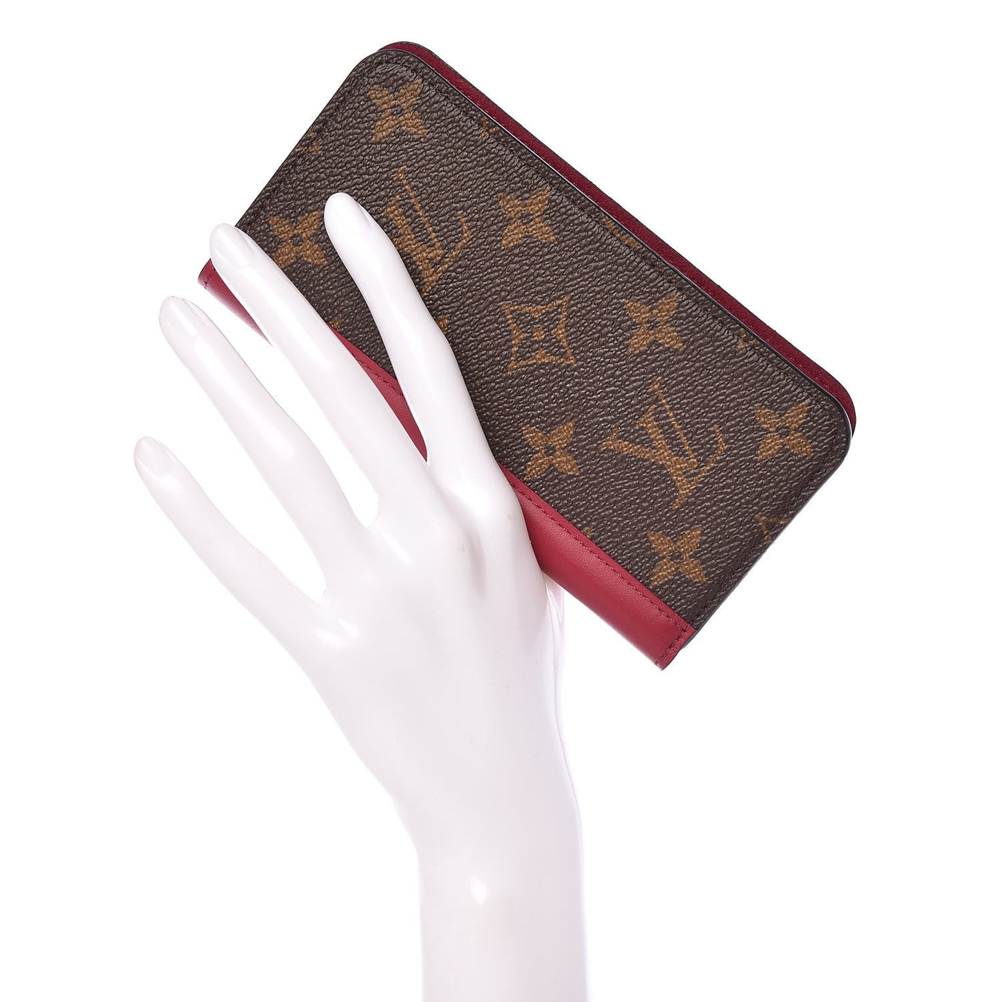 Monogram iPhone X Folio Case Fuchsia
