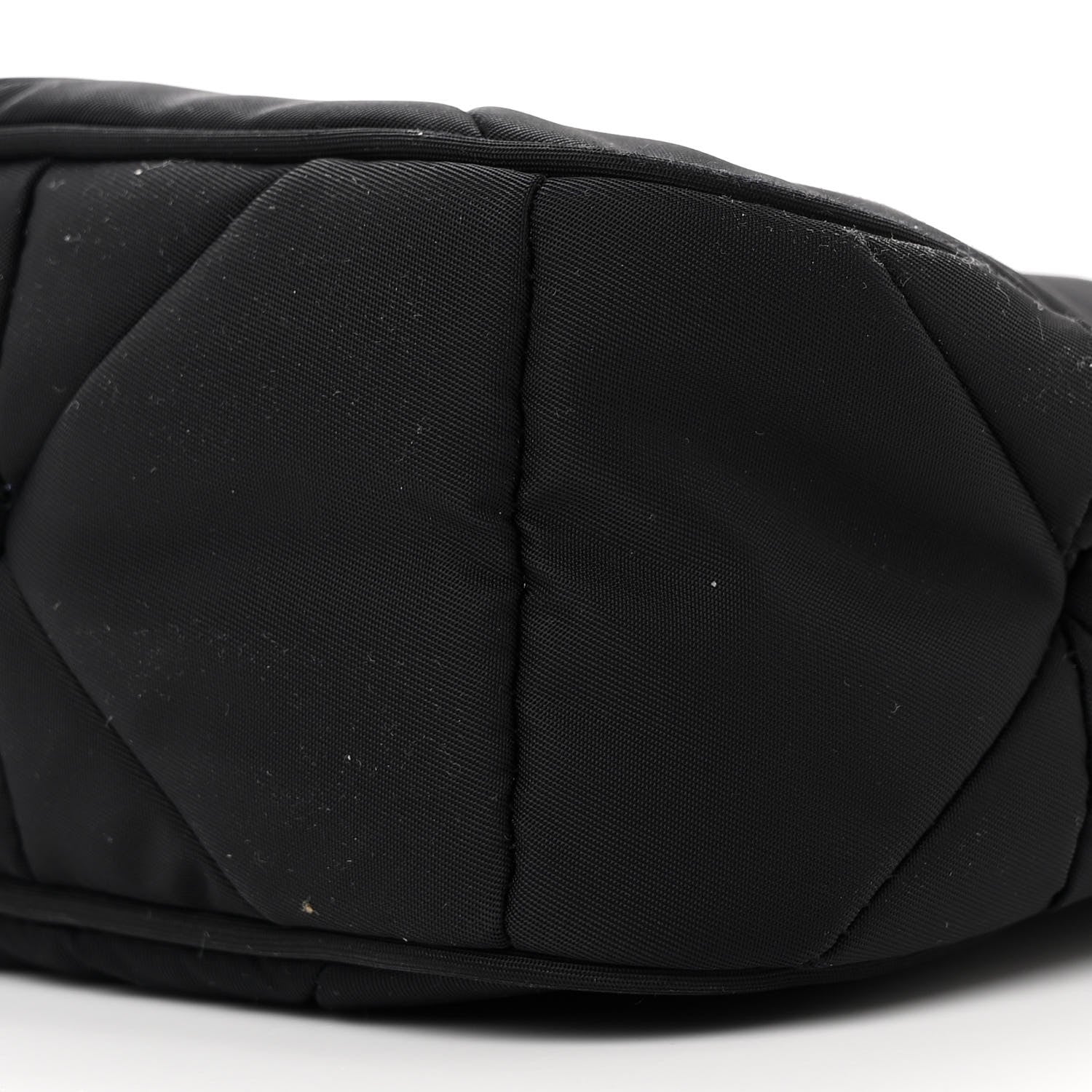 Prada Tessuto Nylon Triangle Quilted Padded Patchwork System Shoulder Bag Black 10 of 10