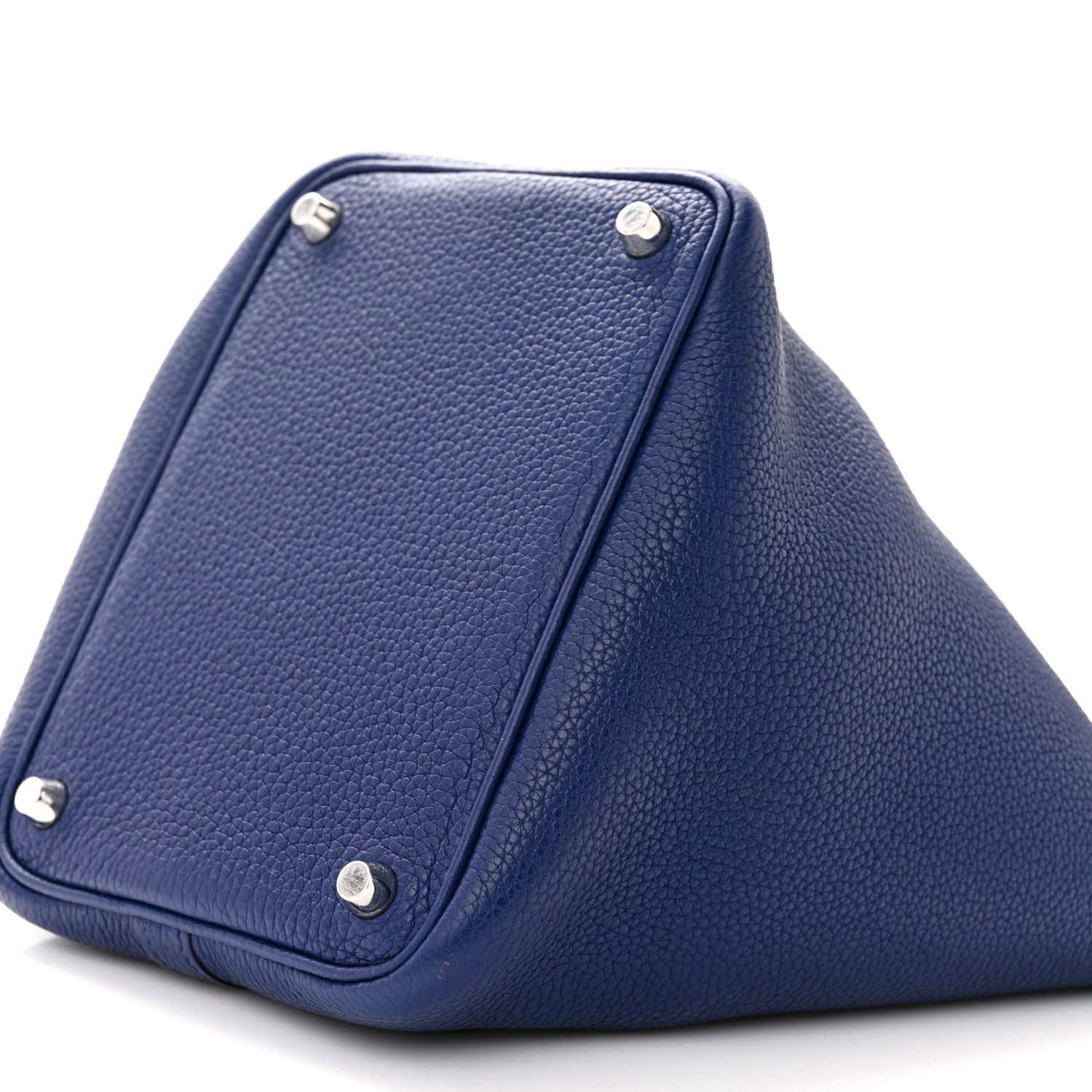 Hermes Taurillon Maurice Picotin Lock 18 PM Bleu Saphir 10 of 12