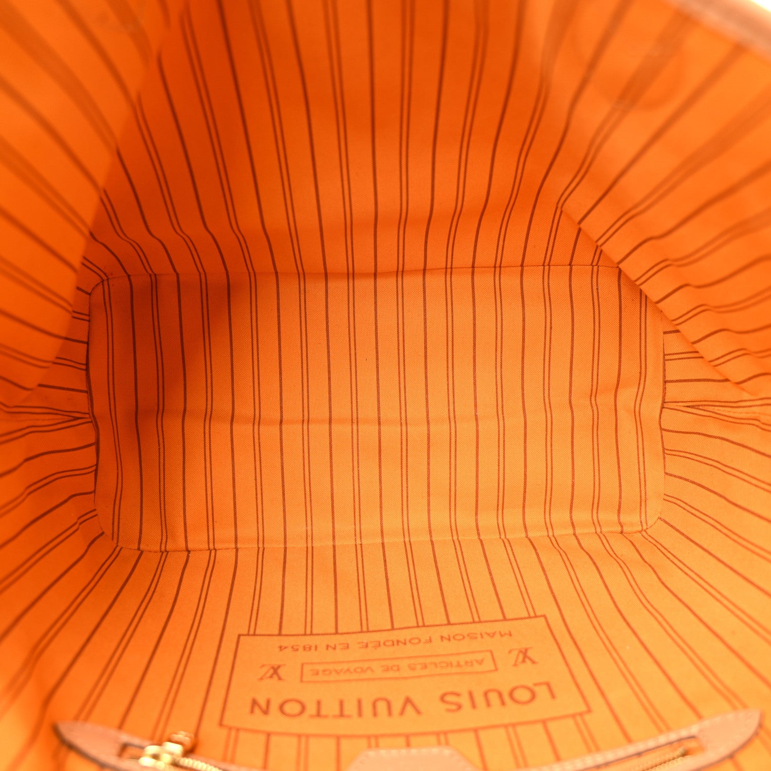 Louis Vuitton Damier Azur Braided Neverfull MM Orange 5 of 14