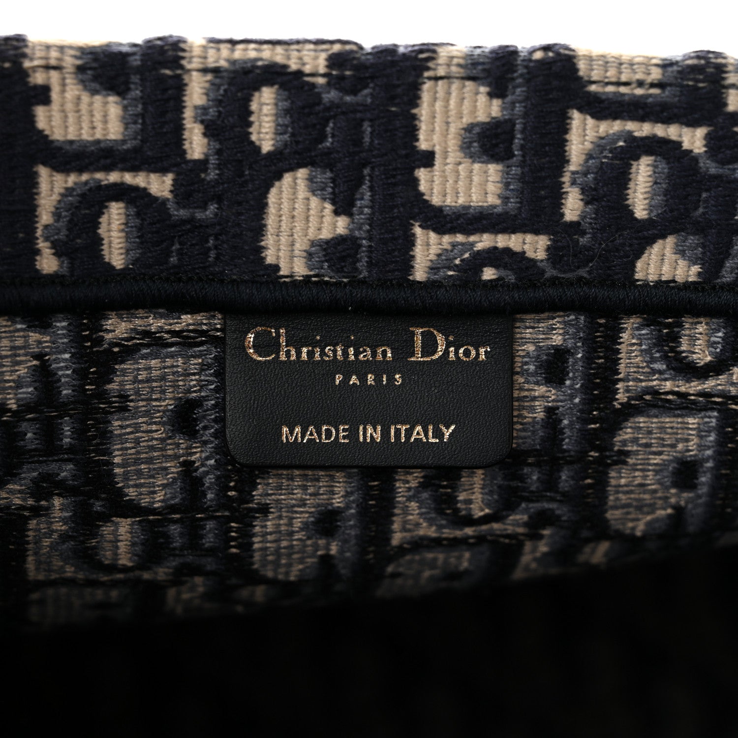 Christian Dior Oblique Large Book Tote Blue Multicolor 6 of 10