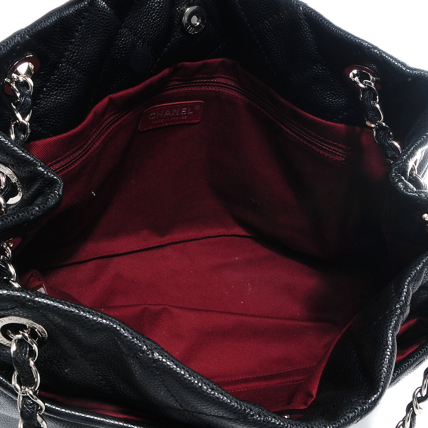 Chanel Caviar CC Timeless Tote Black 5 of 7