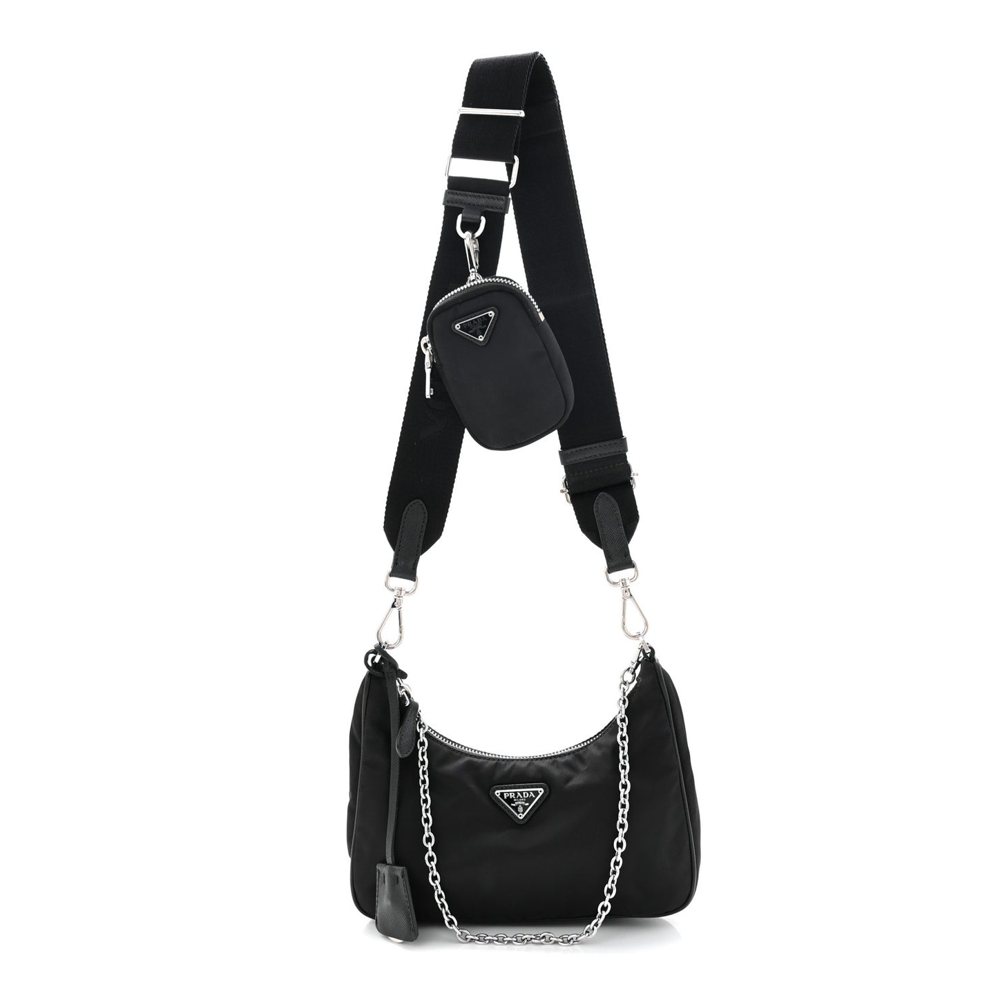 Nylon Re-Edition 2005 Shoulder Bag Black