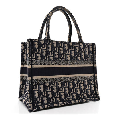 Christian Dior Oblique Small Book Tote Blue Multicolor 2 of 10
