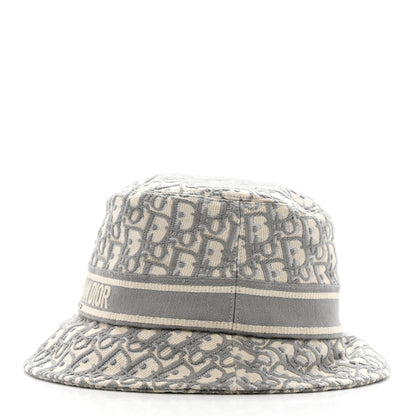Christian Dior Oblique Bucket Hat 59 Grey 4 of 9
