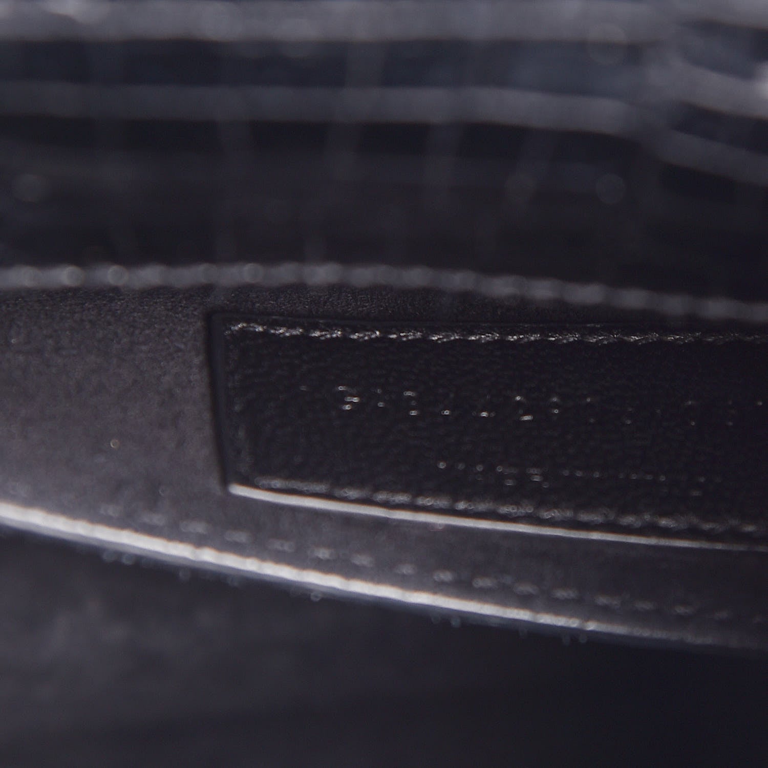 Saint Laurent Calfskin Crocodile Embossed Medium Monochrome Monogram Sunset Black 7 of 22