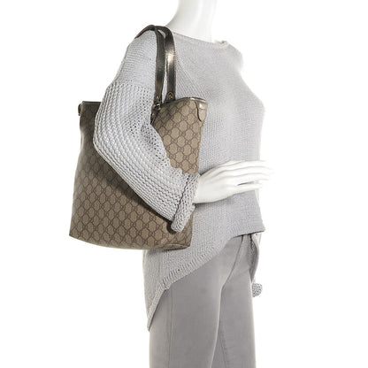 Gucci GG Plus Monogram Medium Joy Tote Gunmetal 2 of 7
