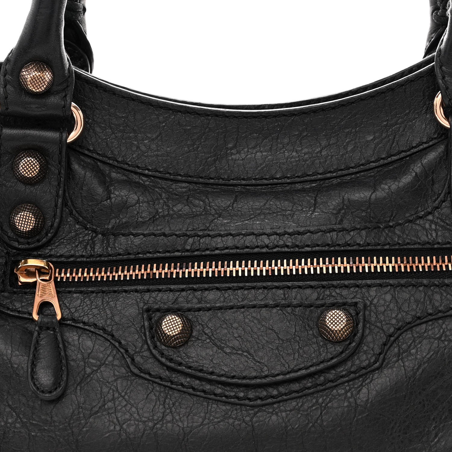 Balenciaga Agneau Giant 12 Rose Gold Hardware Town Black 8 of 12