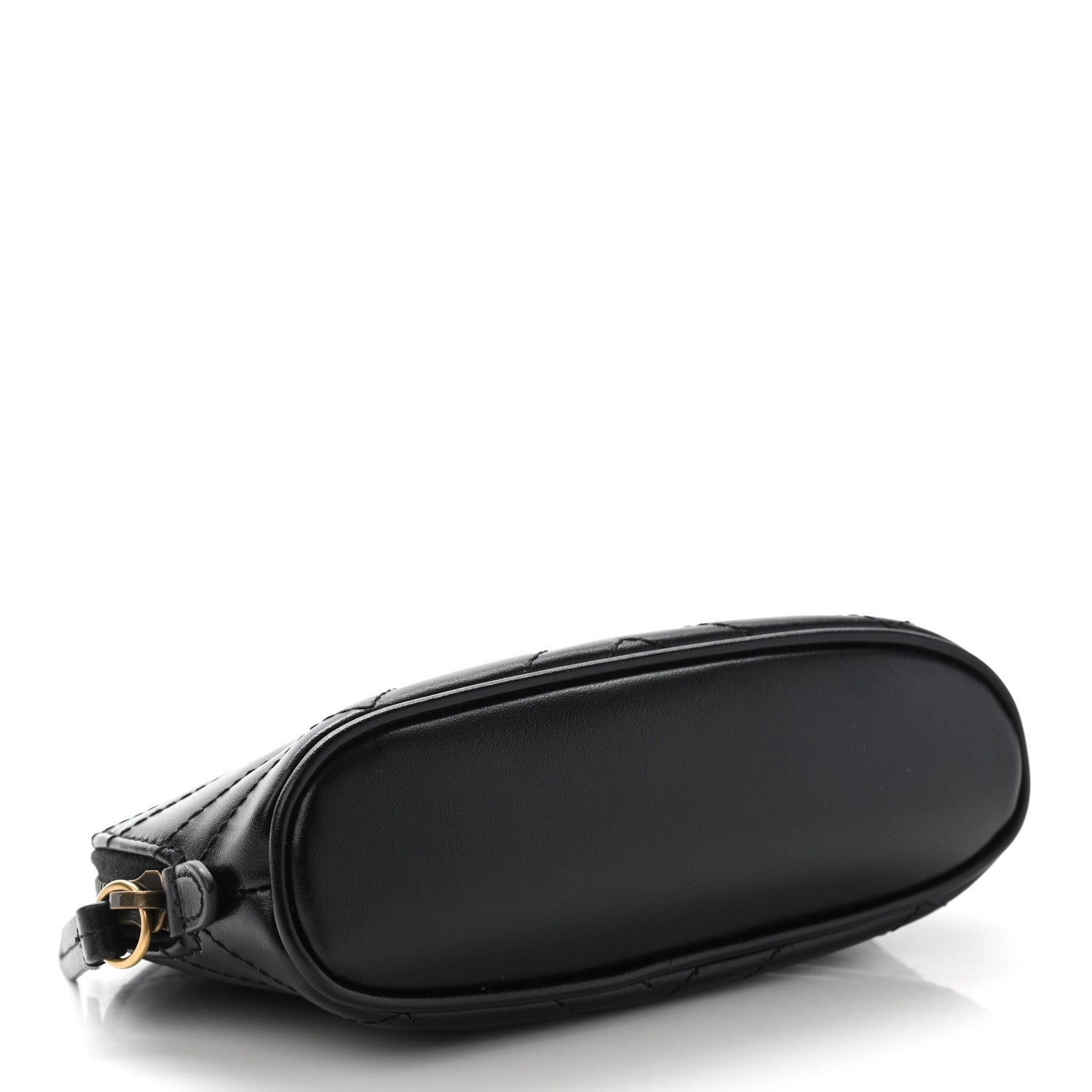 Gucci Calfskin Matelasse GG Marmont Pouch Cosmetic Case Black 4 of 7