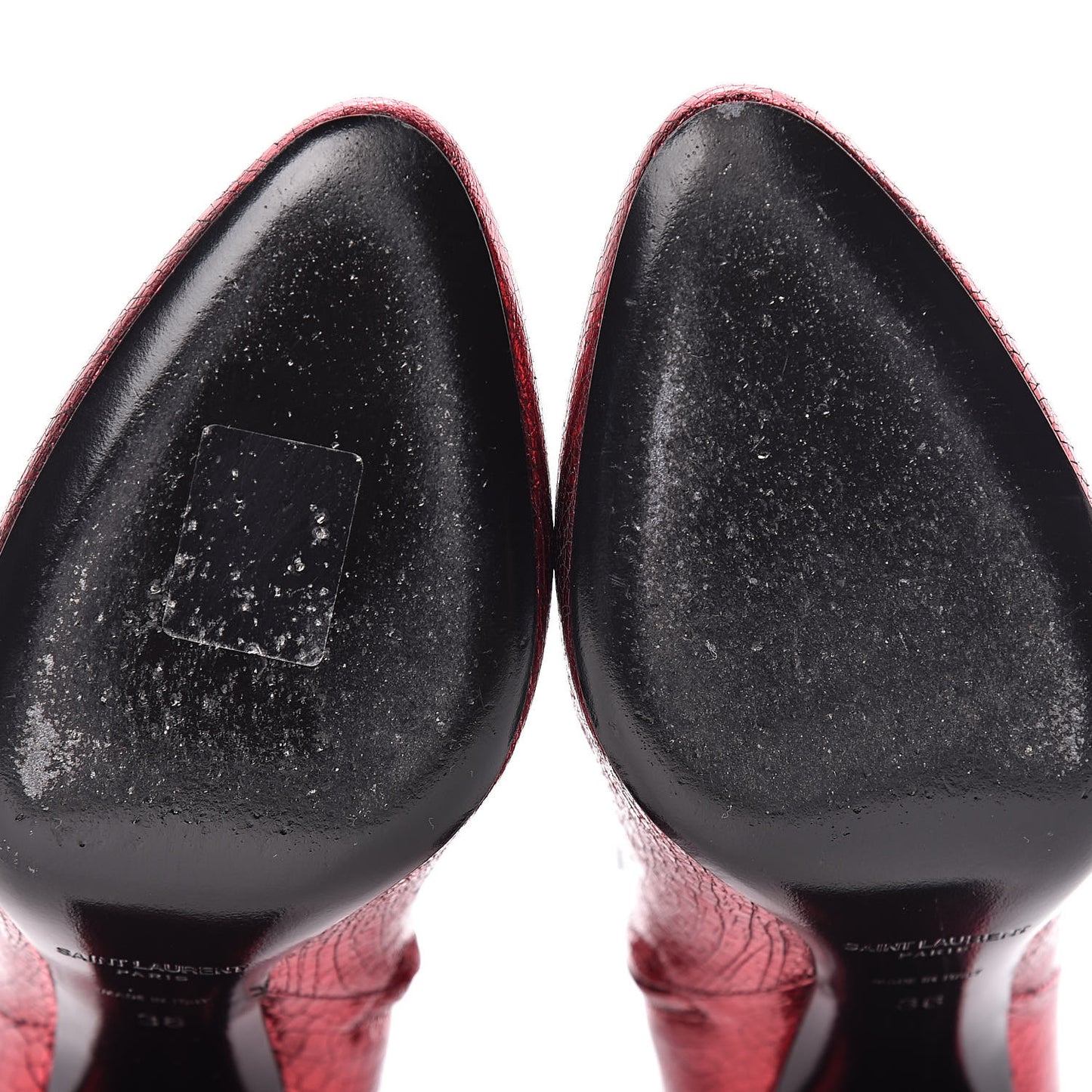Metallic Crackled Lou 95 Zip Bootie 36 Metal Barolo