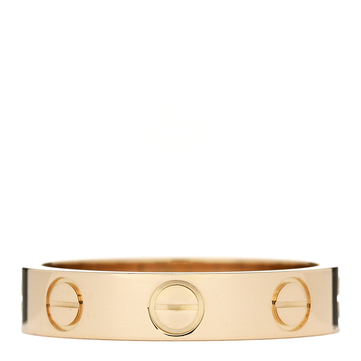 Cartier 18K Yellow Gold 5.5mm LOVE Ring 53 6.5 1 of 5