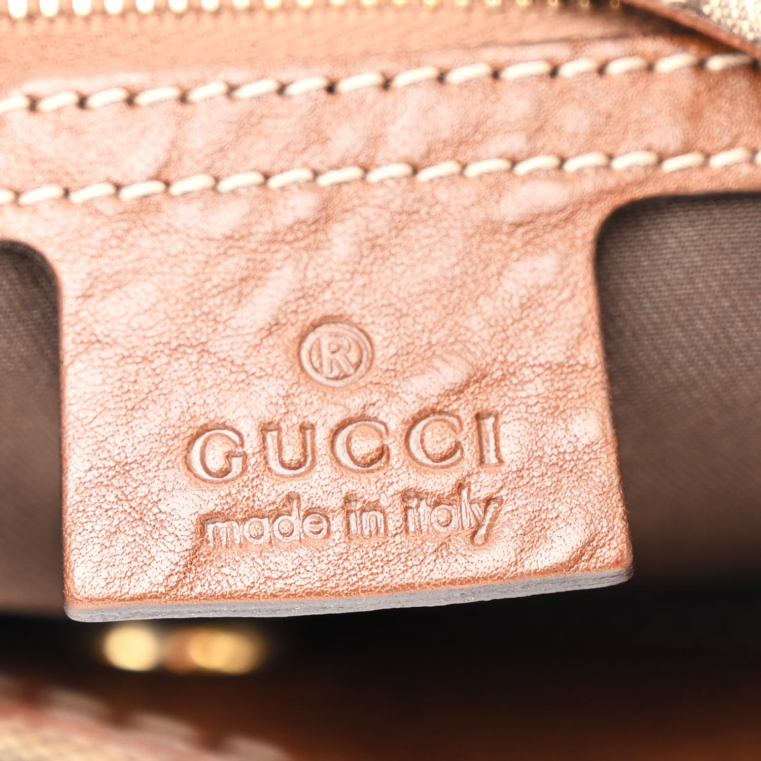 Gucci Monogram Medium Charlotte Hobo Brown 6 of 13